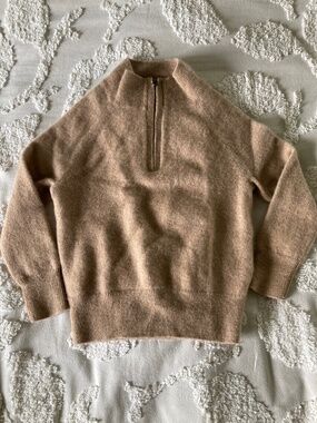 Crewcuts 100% Cashmere Quarter Zip Sweater